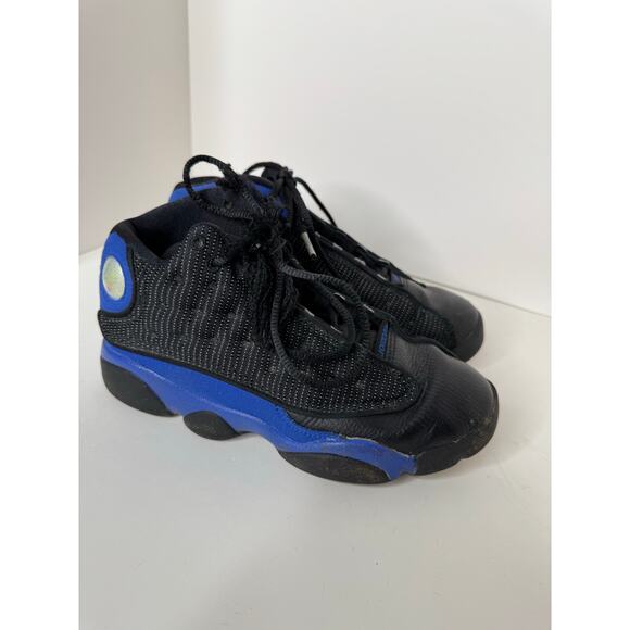 Big Kids Size 2.5 Years Jordan 13 Retro Hyper Royal Blue 2020 414575 040 Shoes - Picture 7 of 12